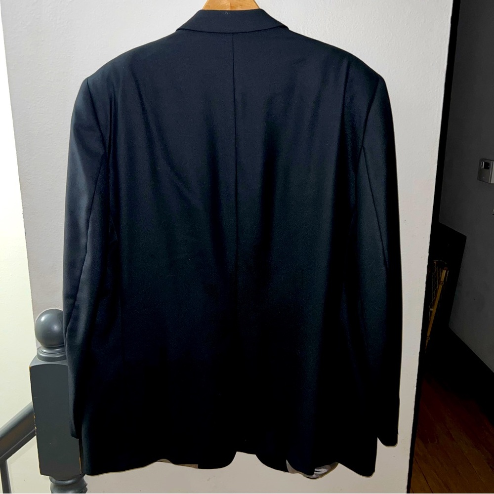 Jack Victor Black Cashmere Blazer 100% Italian Fabric Size 50L | Made in Canada - Picture 2 of 14